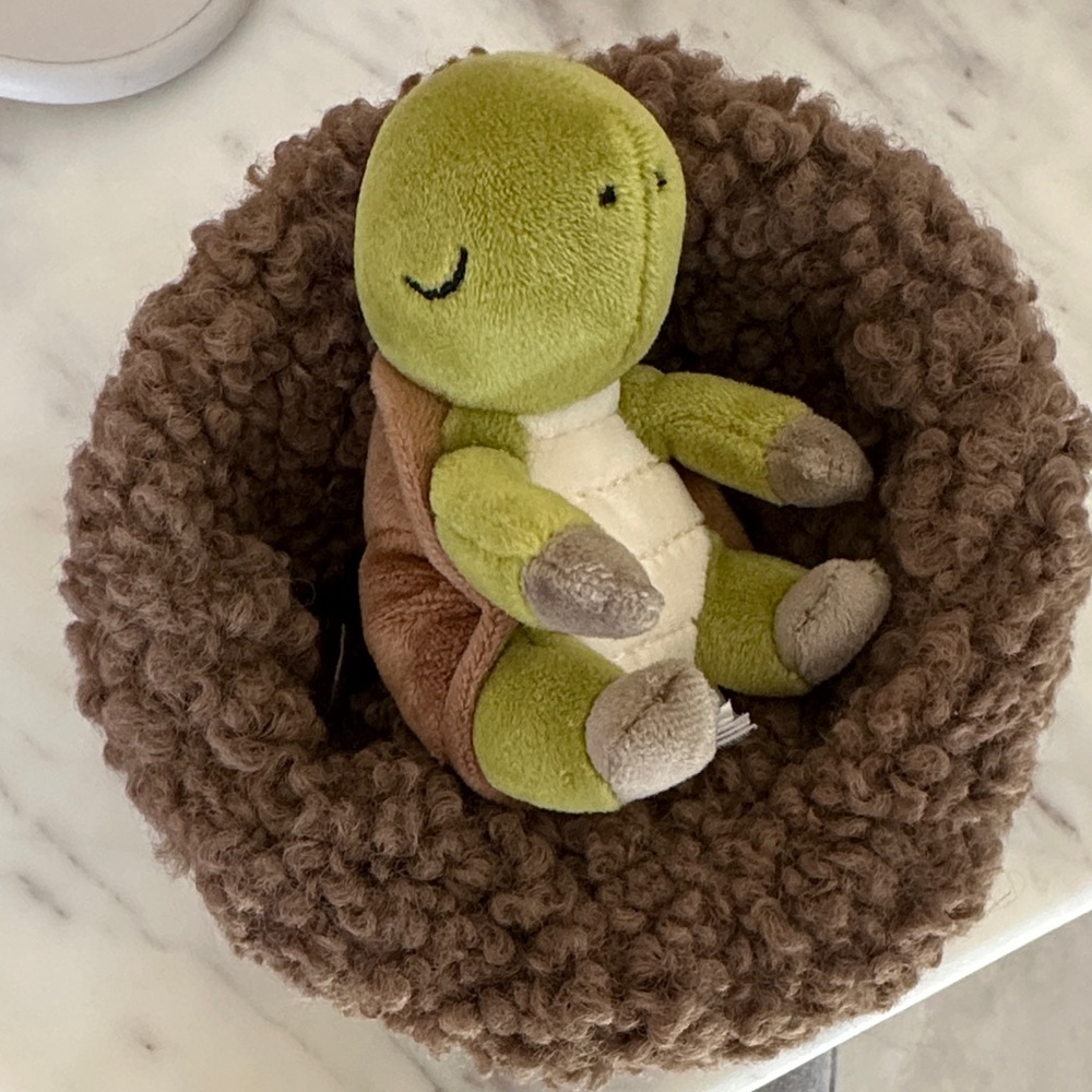 Jellycat hibernating tortoise